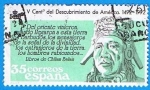 Stamps Spain -  V centenario del descubrimiento de America (  Indigena Precolonbino )