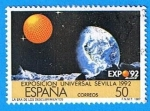 Stamps Spain -  Exposicion Universal de Sevilla EXPO´92