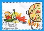 Sellos de Europa - Espa�a -  Gastronomia. Paella Valenciana