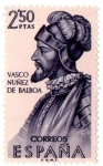 Sellos de Europa - Espaa -  ESPAÑA - Forjadores de América Vasco Nuñez de Balboa 