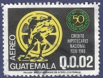 Stamps : America : Guatemala :  GUATEMALA Crédito Hipotecario 0.02 aéreo