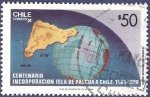 Stamps : America : Chile :  CHILE Centenario Isla de Pascua 50