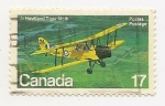 Sellos de America - Canad -  Aeroplanes (de Havilland Tiger Moth)