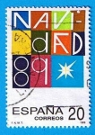 Stamps Spain -  nº 3036  Navidad 1989