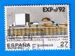 Stamps Spain -  nº 3155  Exposicion Universal de Sevilla ( Pabellon de España )