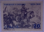 Stamps Italy -  Garibaldi a Digione