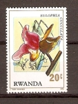 Stamps Rwanda -  EULOPHIA  CUCULLATA