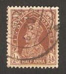 Sellos de Asia - India -  india inglesa  - 144 - george VI