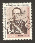 Stamps Bolivia -  IV centº fundación Cochabamba, villarroel