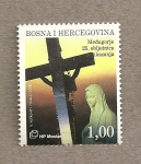 Stamps Bosnia Herzegovina -  25 Aniv de la aparición de la Virgen