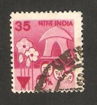 Stamps : Asia : India :  635 - planificación familiar