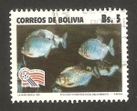 Stamps Bolivia -  conservación del medio ambiente, fauna marina