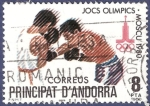 Sellos del Mundo : Europe : Andorra : ANDORRA Moscú 1980 8 (1)