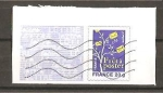 Sellos de Europa - Francia -  Fragmento de carta con sello pre - impreso.