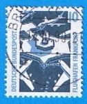 Stamps Germany -  Flughafen