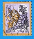 Stamps Austria -  Die Schwarze Frau