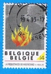 Stamps Belgium -  La ressistence de Weerstand