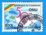 Sellos de Africa - Camer�n -  50 años de la ONU