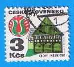 Stamps Czechoslovakia -  Cechy Melnicko