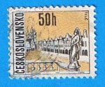 Stamps Czechoslovakia -  Telc