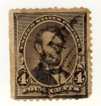 Stamps America - United States -  Presidentes Lincoln Ed 1890