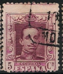 Stamps Spain -  311 Alfonso XIII  (2)