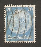 Stamps Germany -  mariscal paul von hindenburg