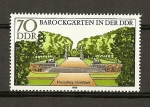 Stamps Germany -  Jardines de estilo barroco de la RDA (DDR)