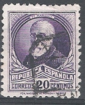 Stamps Spain -  666 Pi y Margall (1)