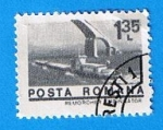 Stamps Romania -  Barco