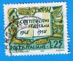 Sellos de Europa - Italia -  Constitucion Italiana