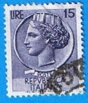 Stamps Italy -  Personaje