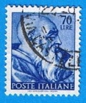 Stamps Italy -  Personaje