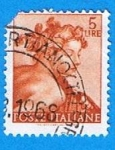 Stamps Italy -  personaje