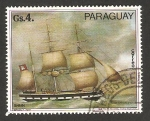 Stamps Paraguay -  Barco alemán, P. Pepp