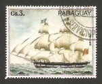 Sellos de America - Paraguay -  Fragata Cuxhaven