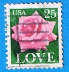 Stamps United States -  Love