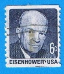 Sellos de America - Estados Unidos -  Eisenhower