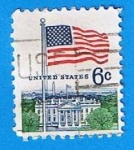 Stamps United States -  Bandera