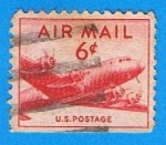 Stamps United States -  Avion