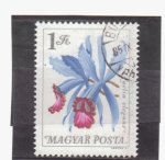 Stamps Hungary -  serie- Plantas