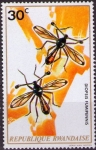 Stamps Rwanda -  Diopsis fumipennis