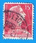 Stamps France -  Personaje