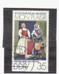 Stamps Germany -  Obra de arte del castillo de Mon Plaisir