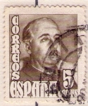 Stamps Spain -  1020- General Franco