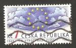 Stamps Czech Republic -  50 anivº del consejo de europa