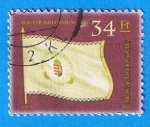 Stamps Hungary -  Bandera