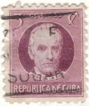 Stamps : America : Cuba :  pi CUBA Jose de la Luz 3c 3