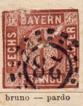 Stamps Europe - Germany -  Estado Libre de Baviera 1849