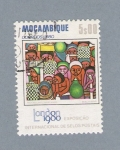 Sellos de Africa - Mozambique -  Exposición Internacional de sellos postales